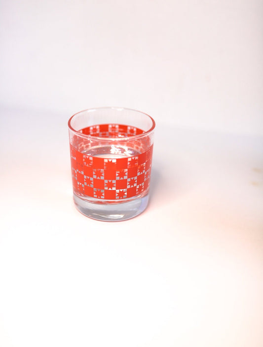 Checkered Burst Cocktail Glass | Special Release - Mack & Harvie