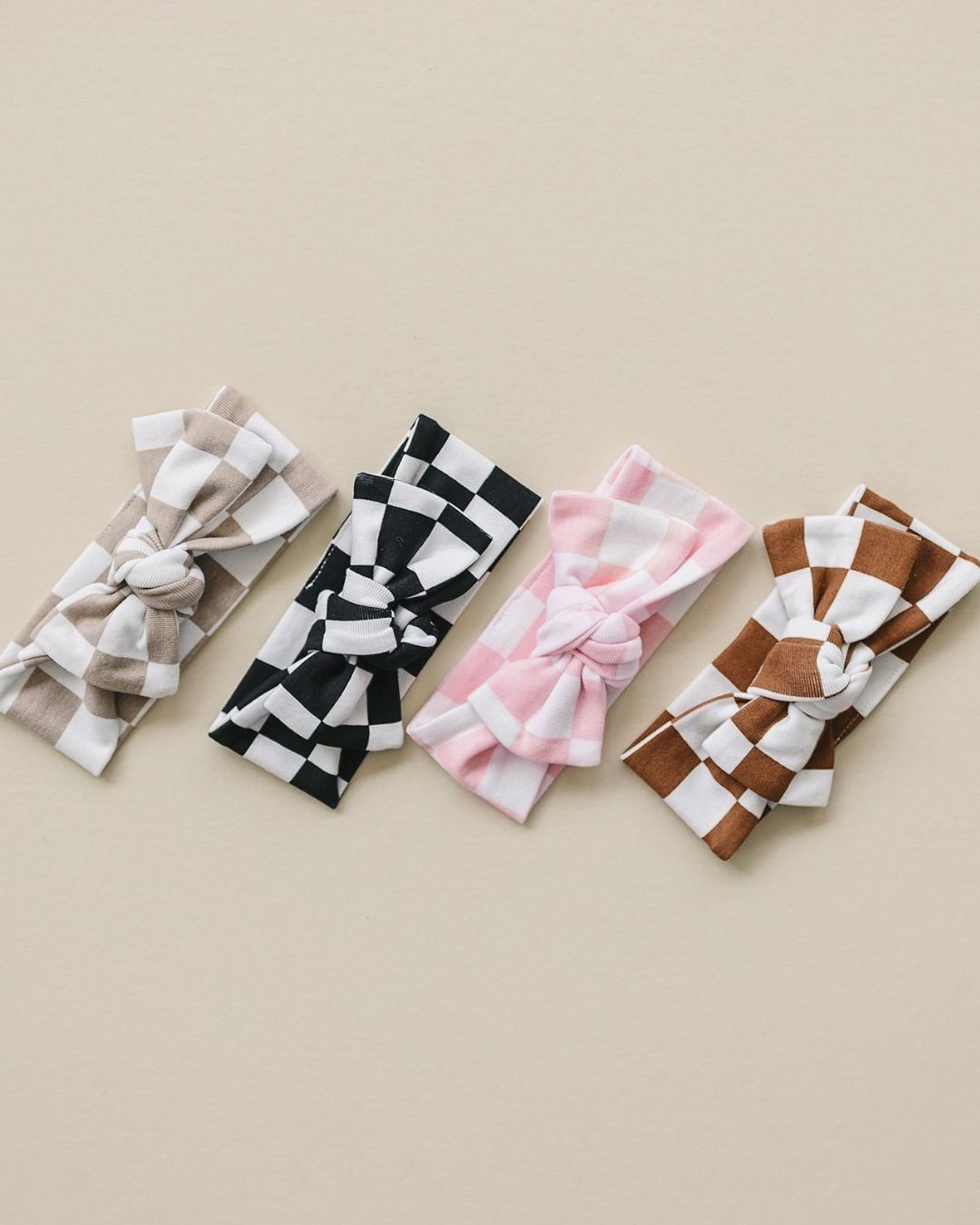 Checkered Headband | Copper - Mack & Harvie