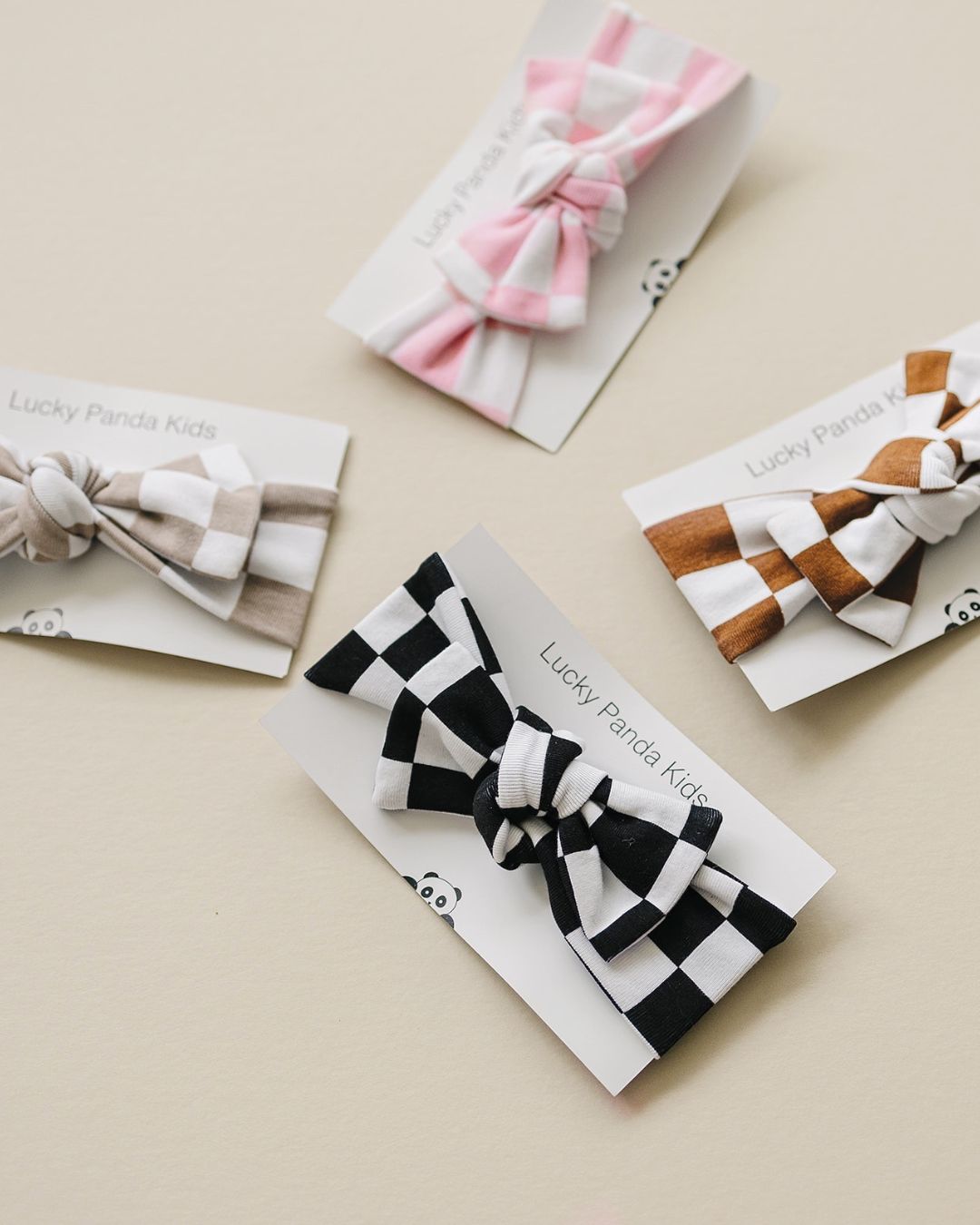 Checkered Headband | Copper - Mack & Harvie