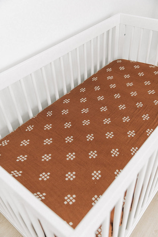Chestnut Textiles Muslin Crib Sheet - Mack & Harvie
