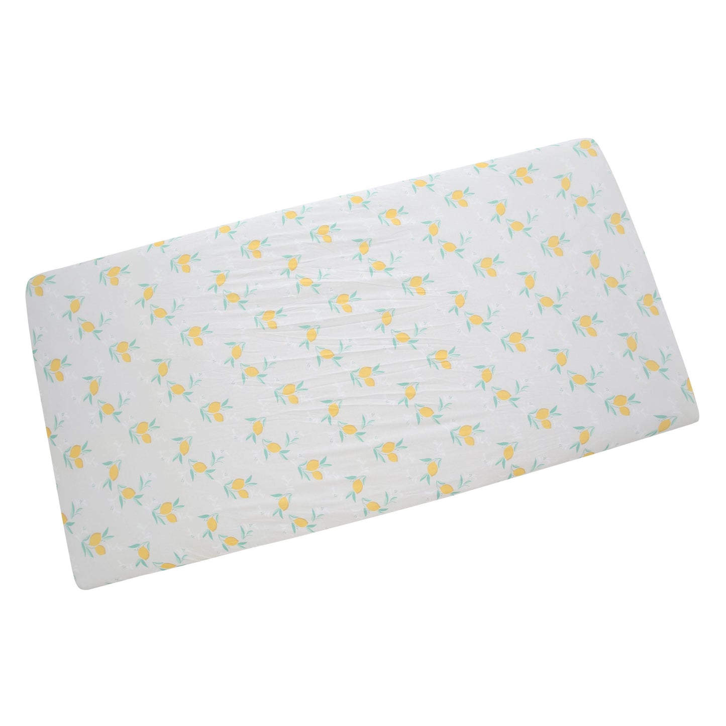 Crib Sheet in Citrus Gray