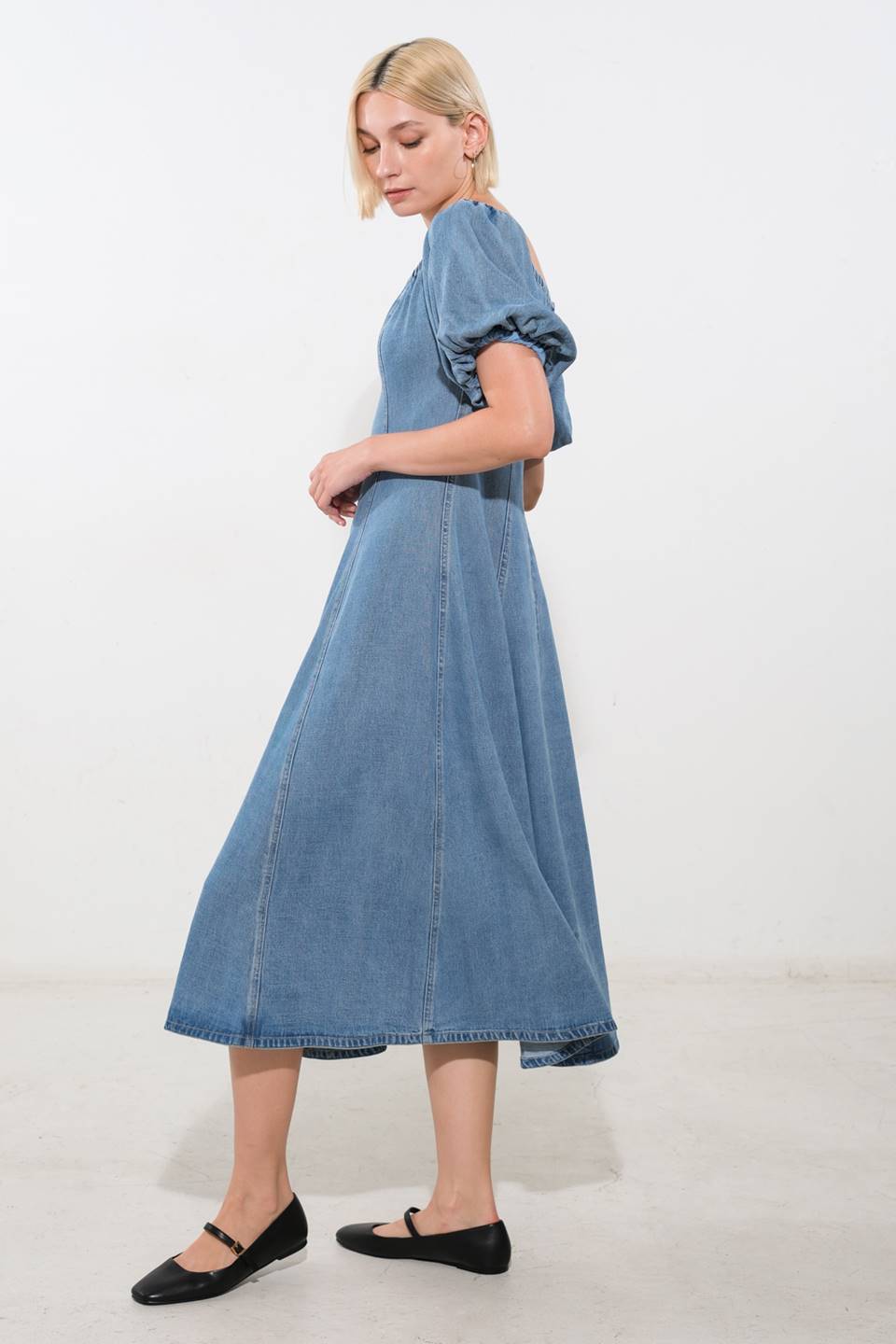 COASTAL CUTIE TENCEL MIDI DRESS - Mack & Harvie