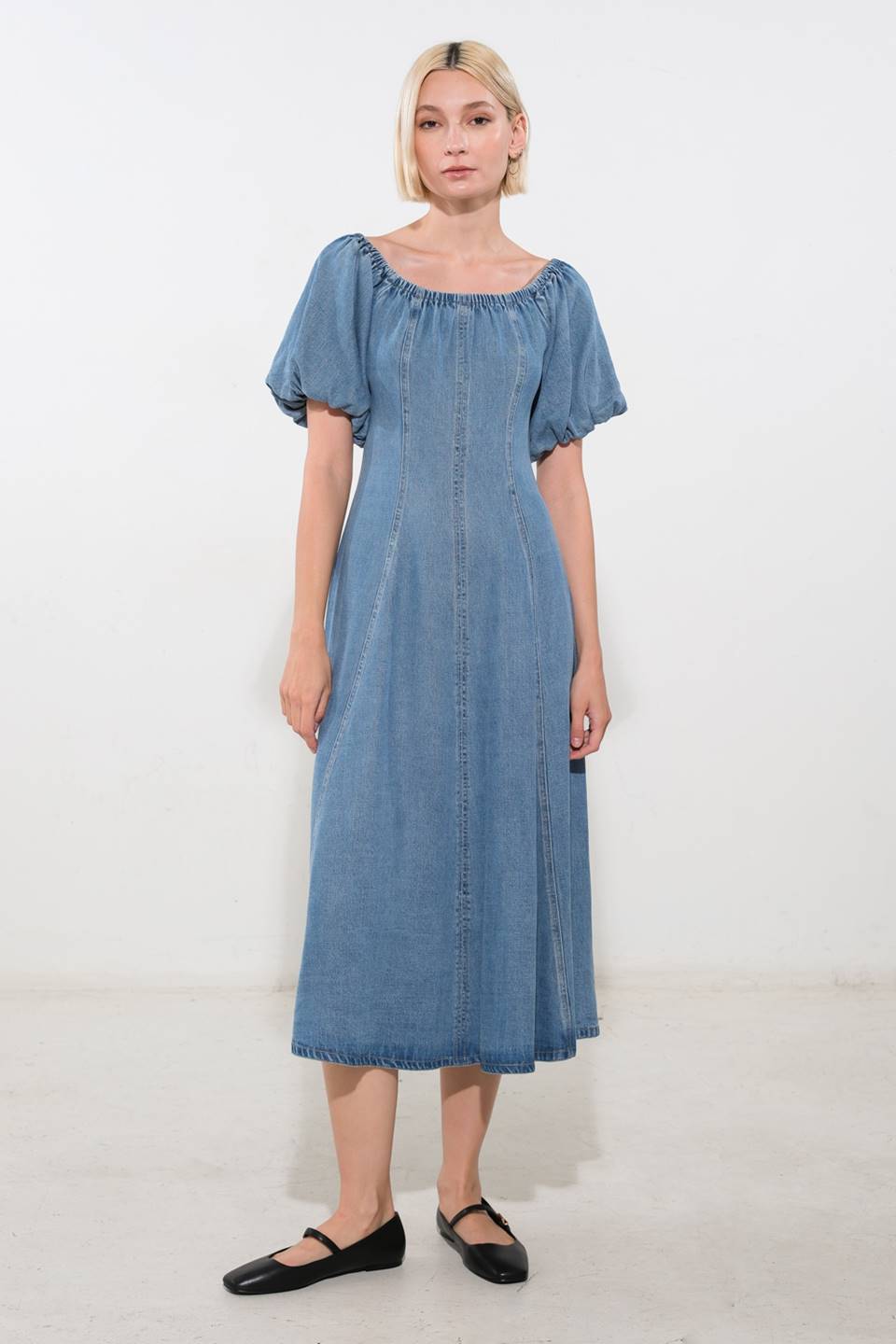 COASTAL CUTIE TENCEL MIDI DRESS - Mack & Harvie