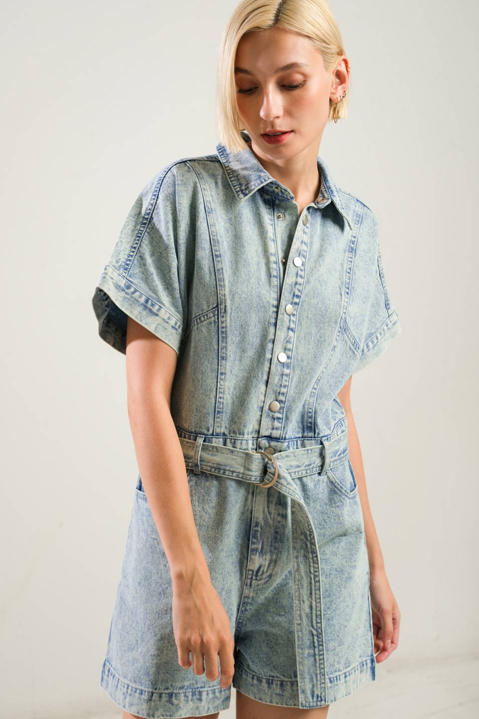 COUNTRYSIDE CHARM DENIM ROMPER - Mack & Harvie