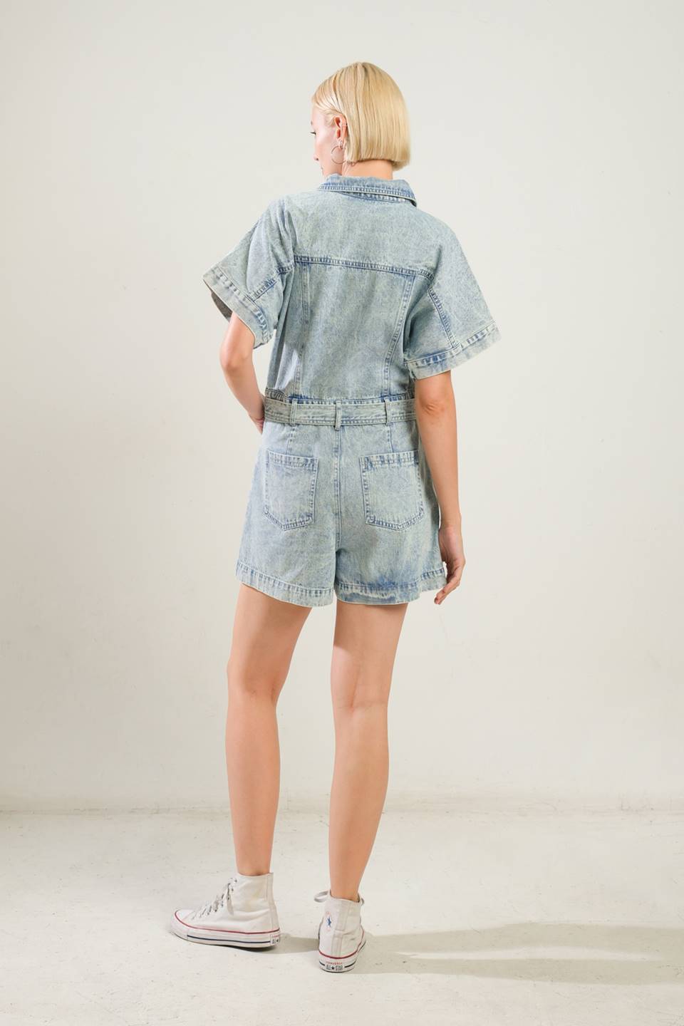 COUNTRYSIDE CHARM DENIM ROMPER - Mack & Harvie