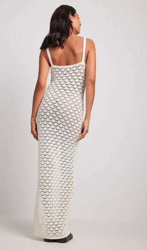 Crochet Knitted Maxi Dress - Mack & Harvie