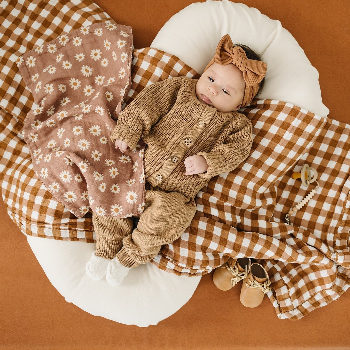 Daisy Dream Muslin Burp Cloth - Mack & Harvie
