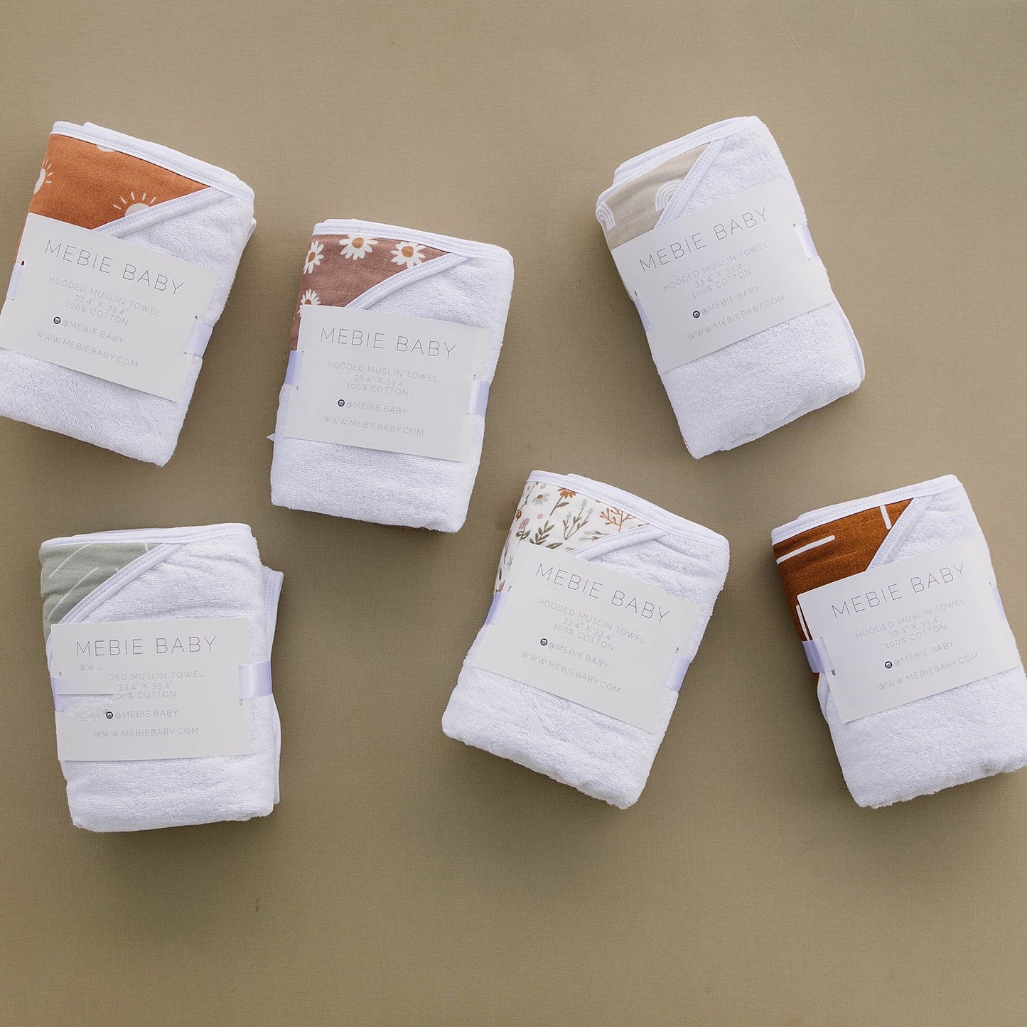 Daisy Dream Muslin Hooded Towel - Mack & Harvie