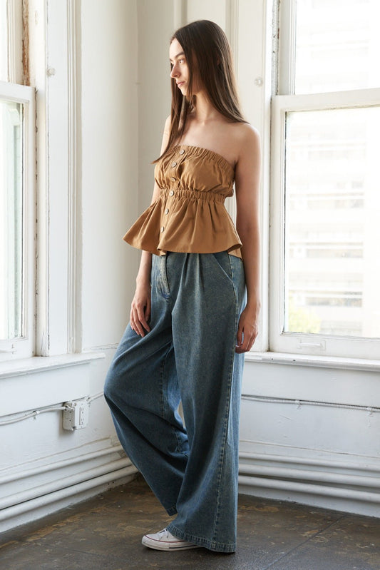 DARLING IMAGE WOVEN TOP - Mack & Harvie