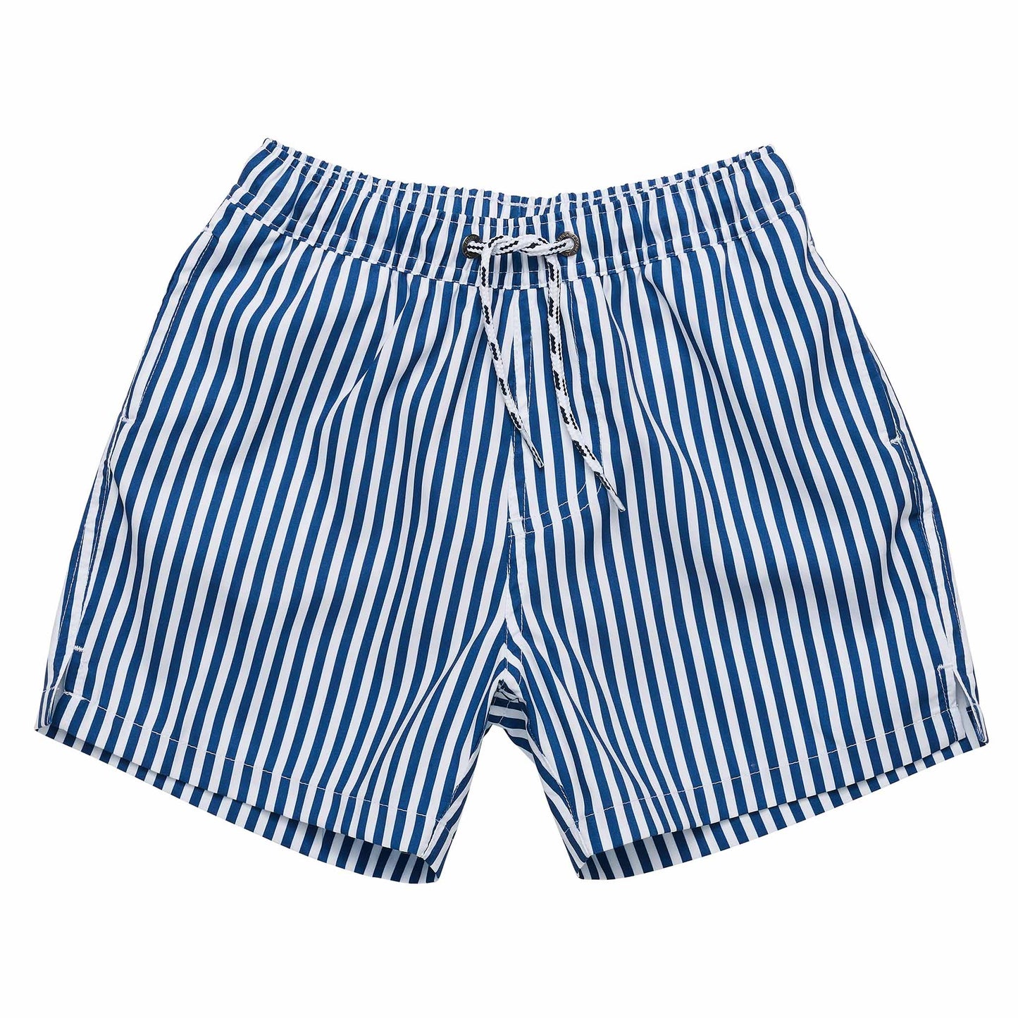 Denim Stripe Comfort Lined Swim Short - Mack & Harvie