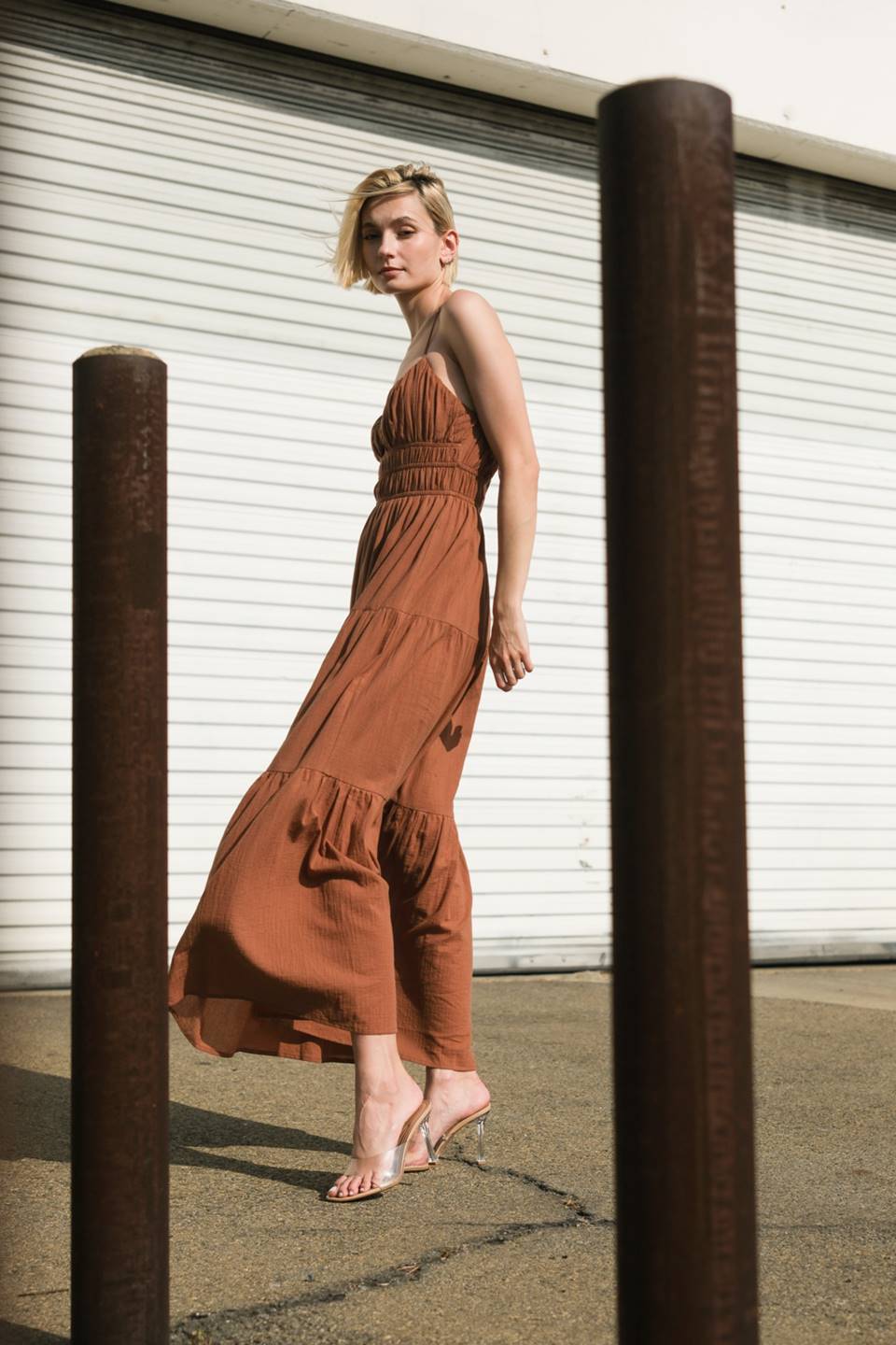 EFFORTLESS ELEGANCE WOVEN MAXI DRESS - Mack & Harvie