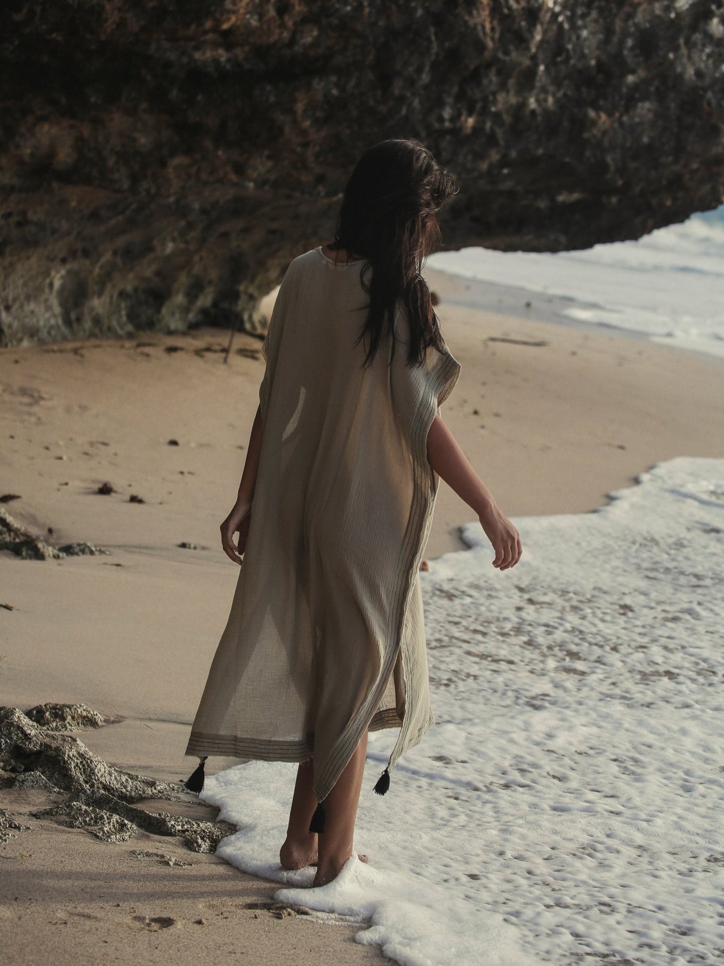 Ela Kaftan - Khaki Green - Mack & Harvie