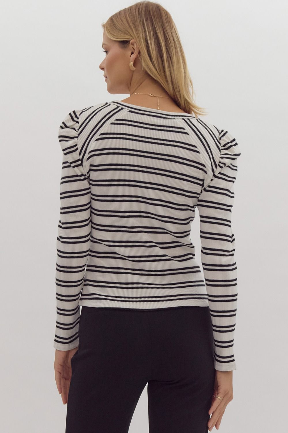 This Is The Life Striped Knit Top *FS