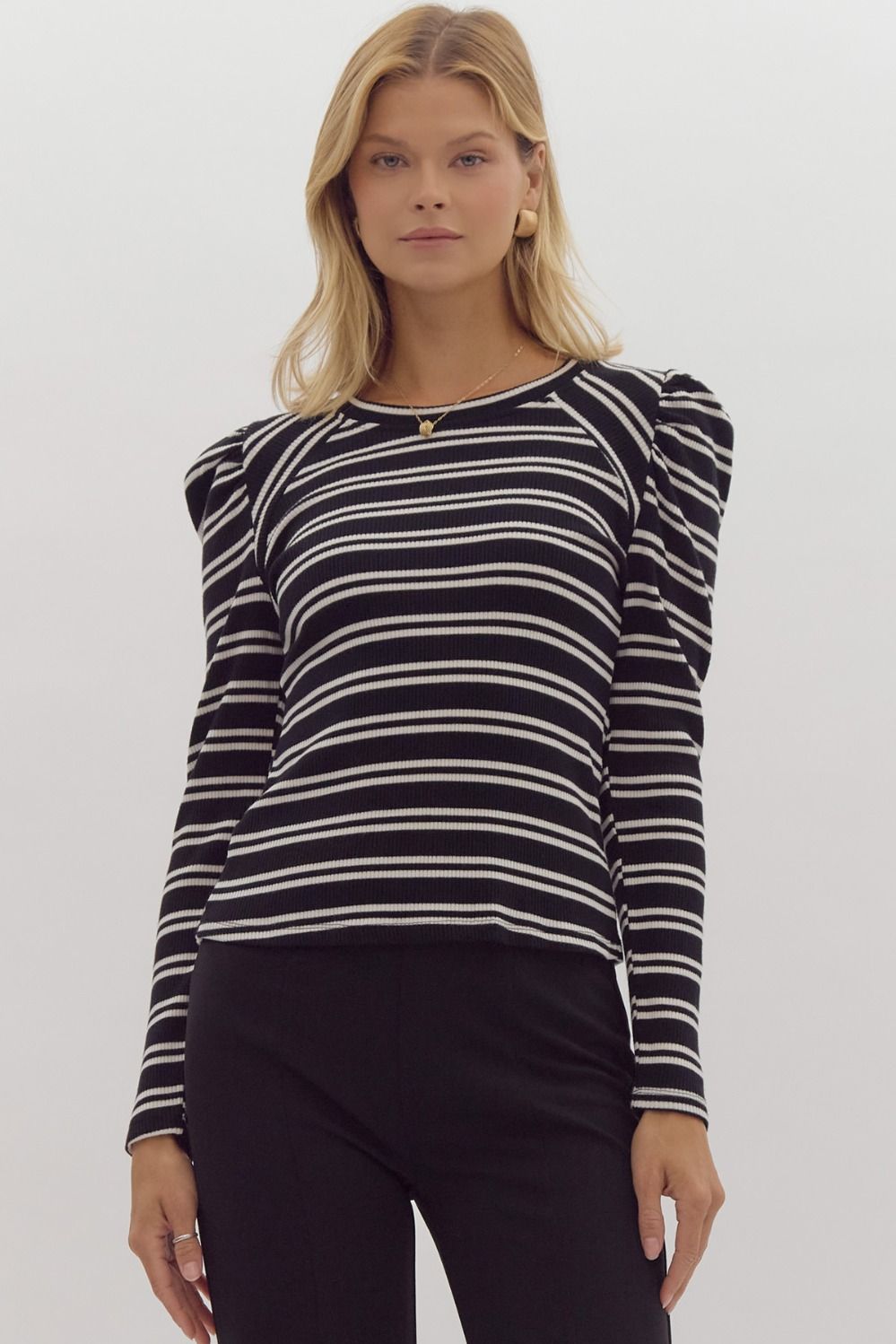 This Is The Life Striped Knit Top *FS