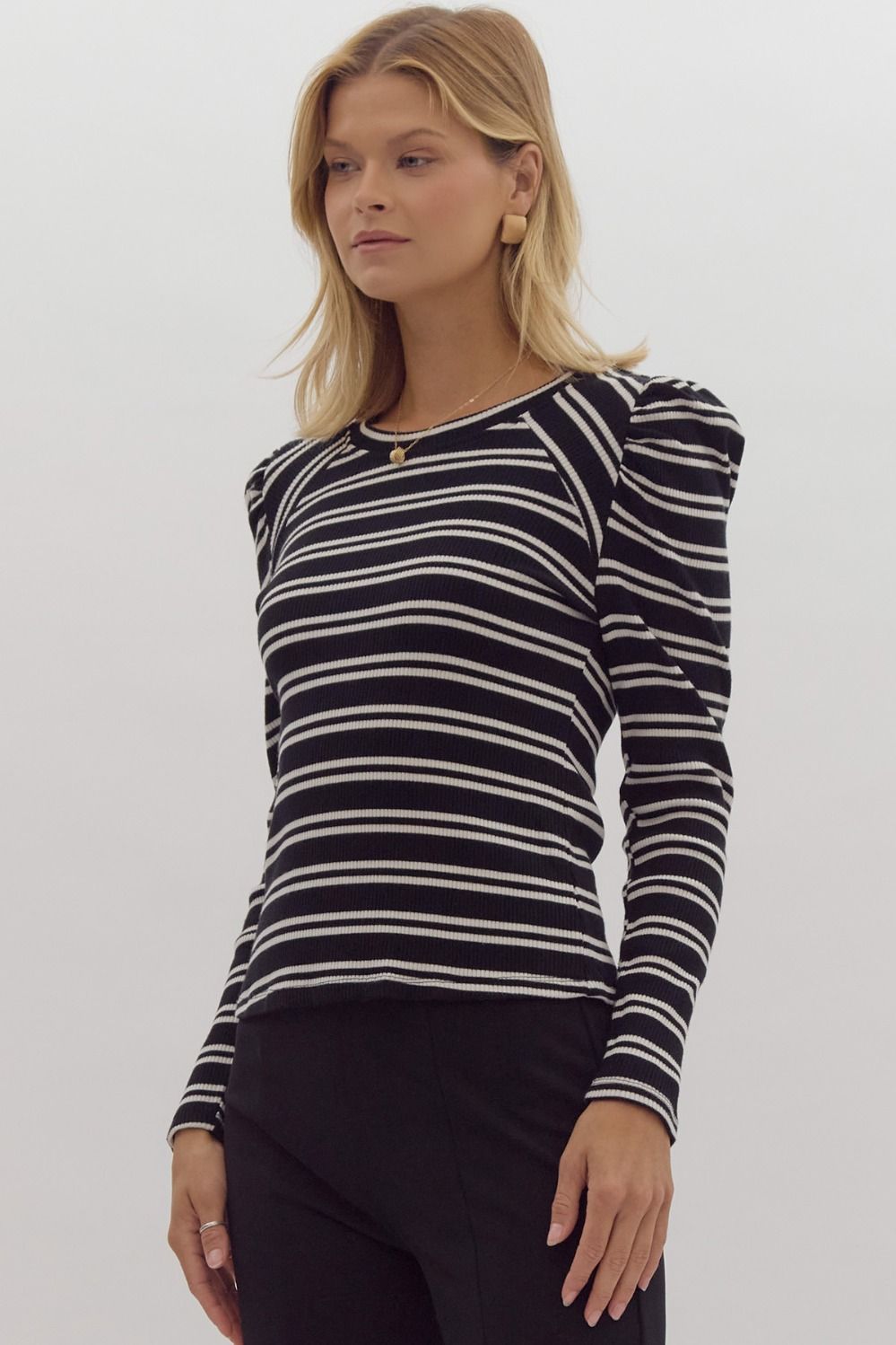 This Is The Life Striped Knit Top *FS