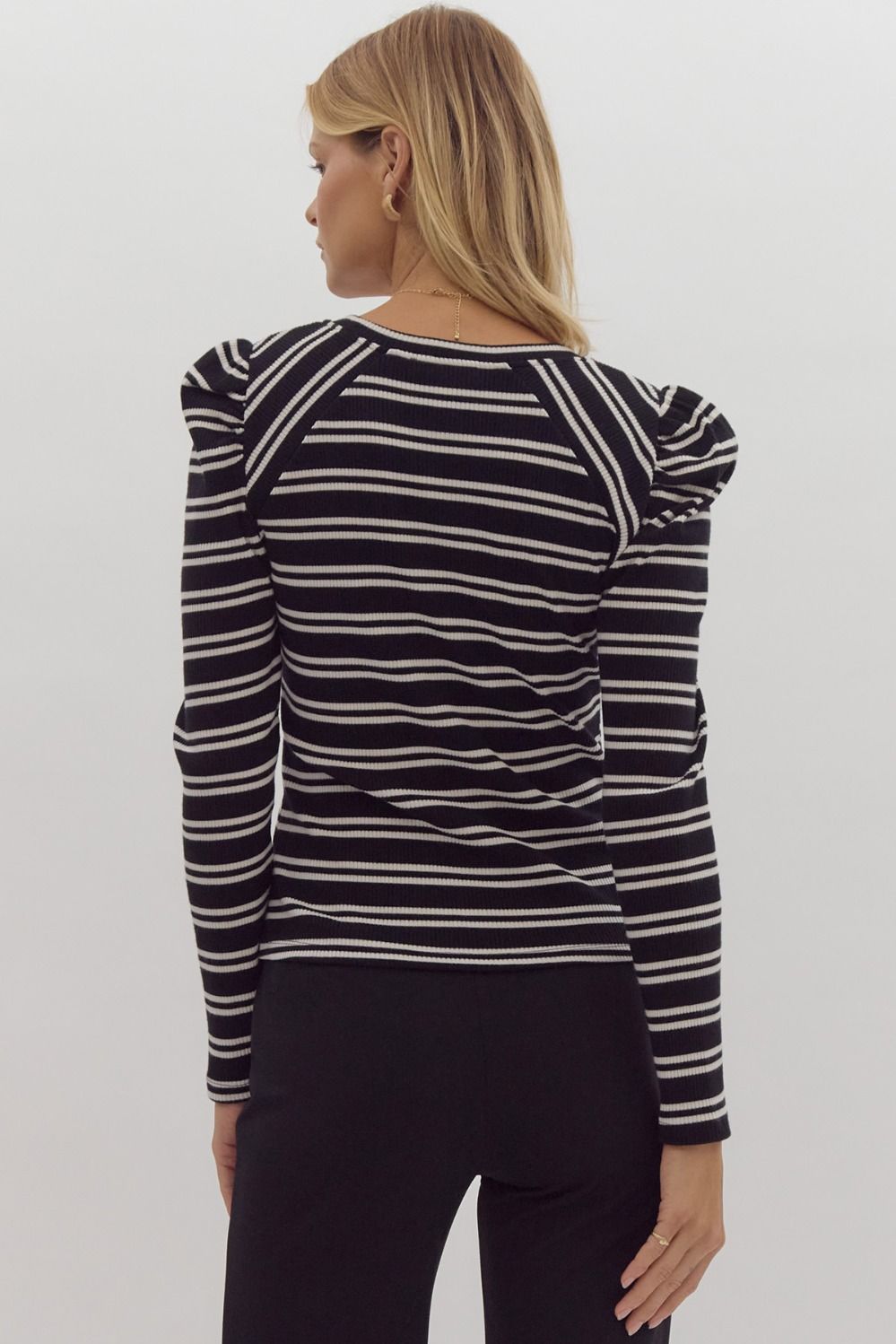 This Is The Life Striped Knit Top *FS