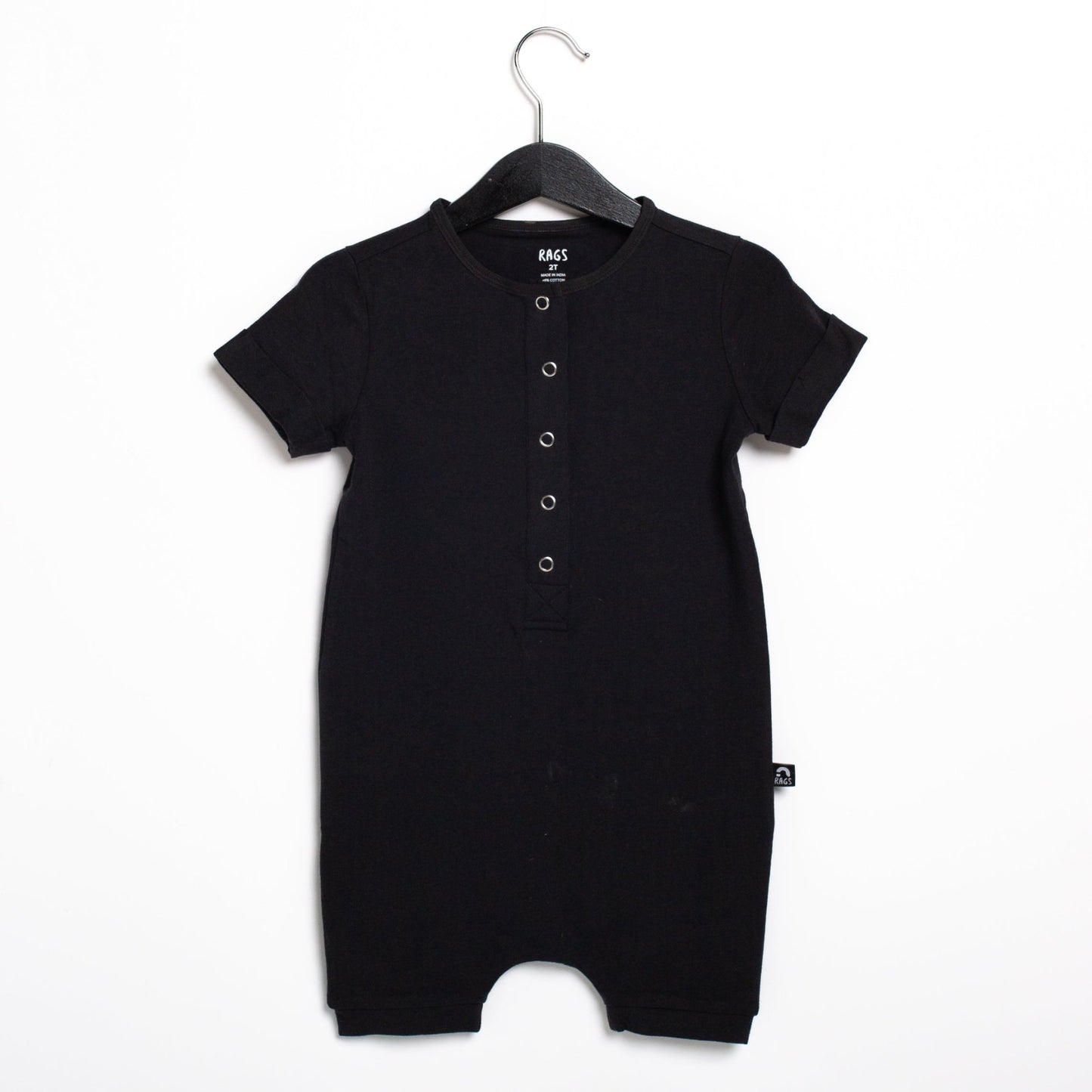 Essentials Rag Romper - 'Phantom' - Mack & Harvie