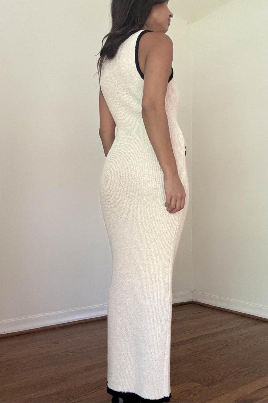Contrast Bodycon Dress