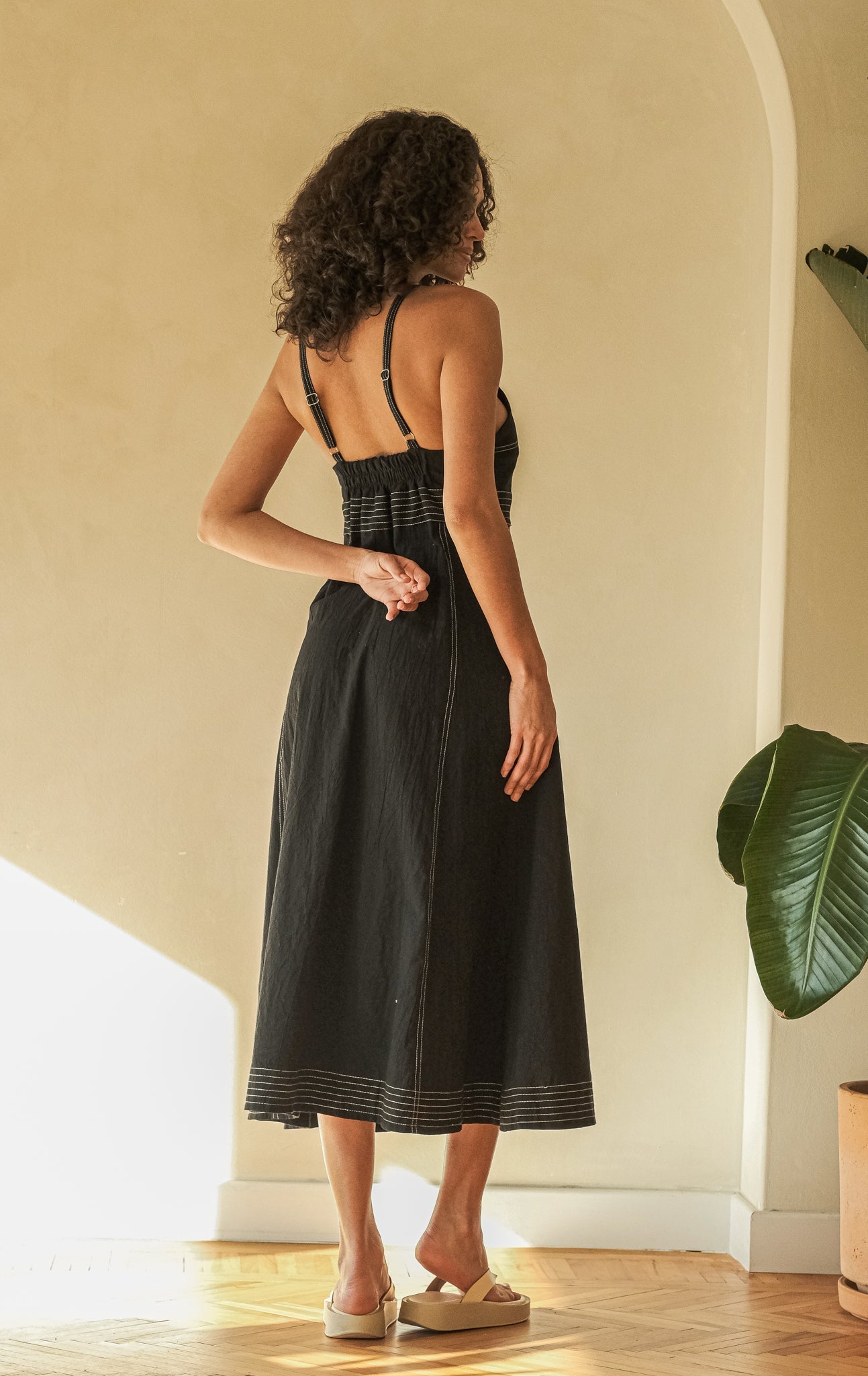 Eva Maxi Dress - Black - Mack & Harvie