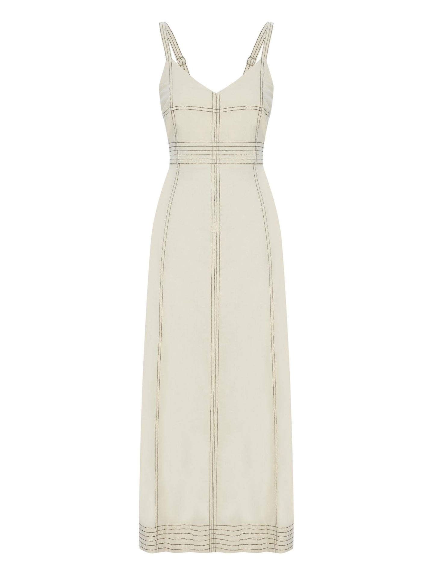 Eva Maxi Dress - Natural - Mack & Harvie