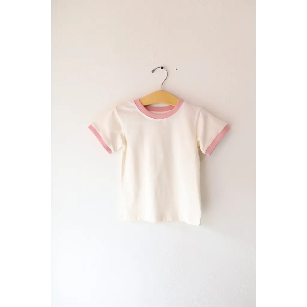 The Everyday Ringer Tee in Rose