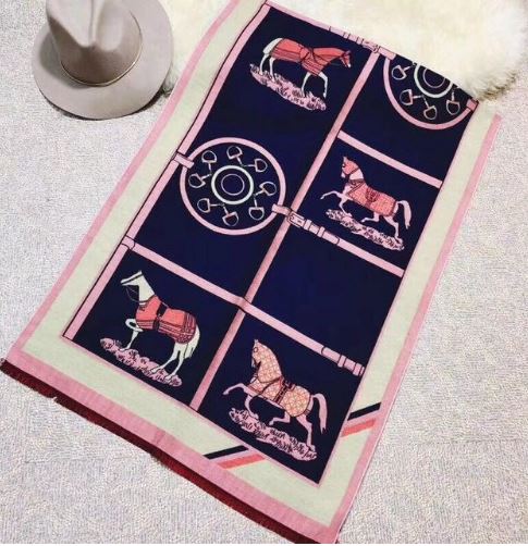 Fall Winter Equestrian Snaffle Bit Scarf - Mack & Harvie