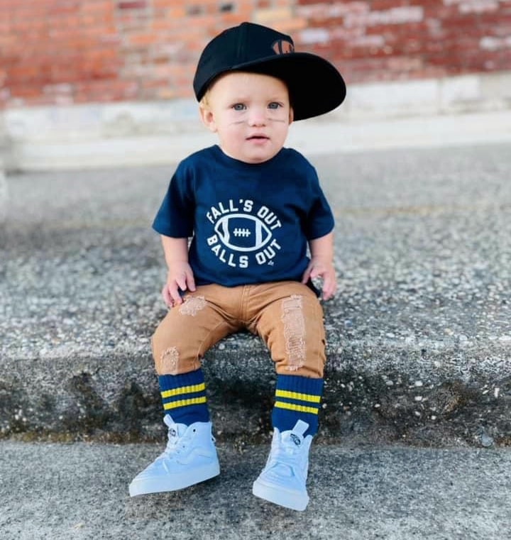 Falls Out Balls Out Tee 🏈