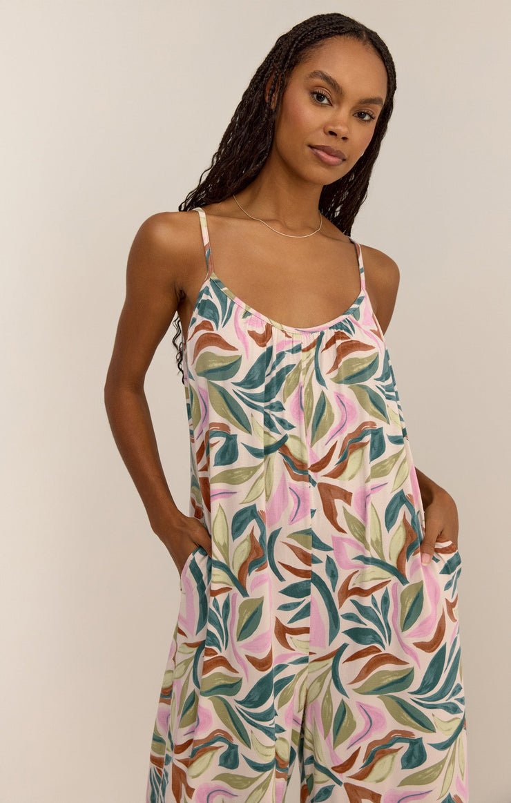 FLARED SAFARI JUMPSUIT