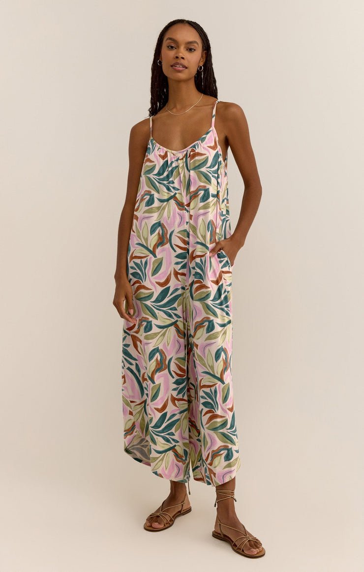 FLARED SAFARI JUMPSUIT
