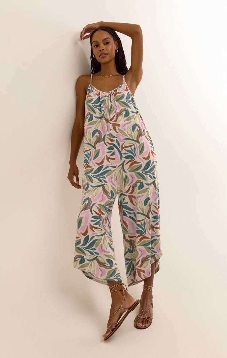FLARED SAFARI JUMPSUIT