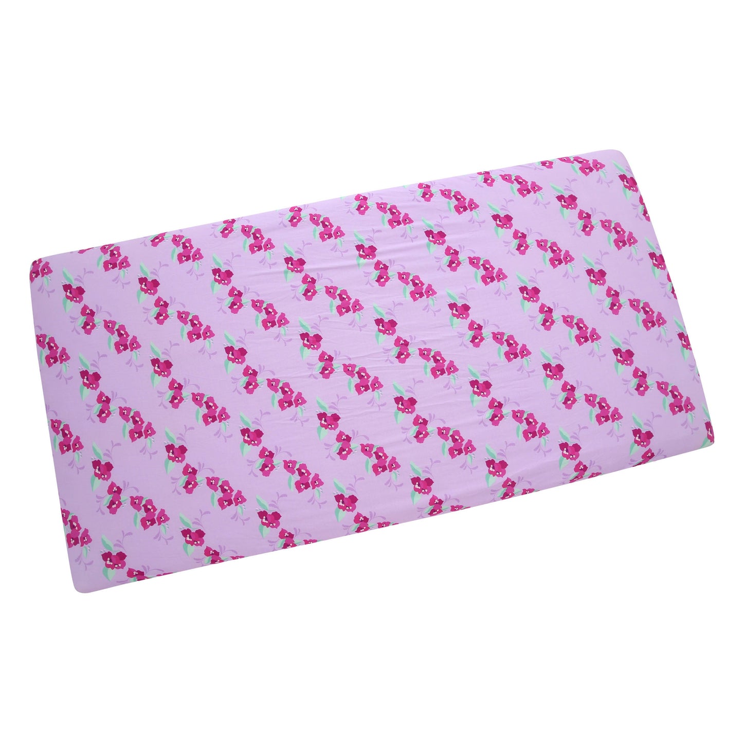 Crib Sheet in Floral Lilac