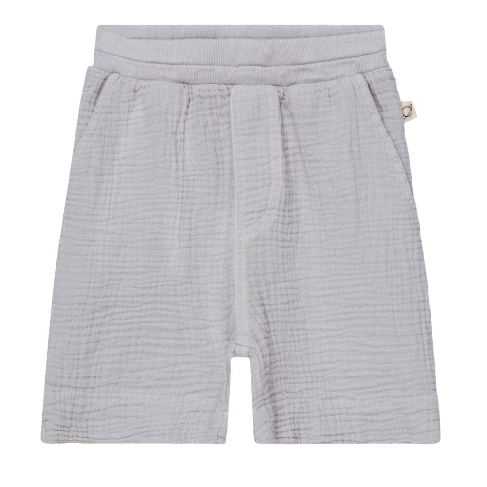 Gauze Bermuda Shorts - Soft Grey - Mack & Harvie