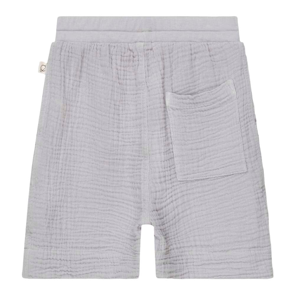 Gauze Bermuda Shorts - Soft Grey - Mack & Harvie