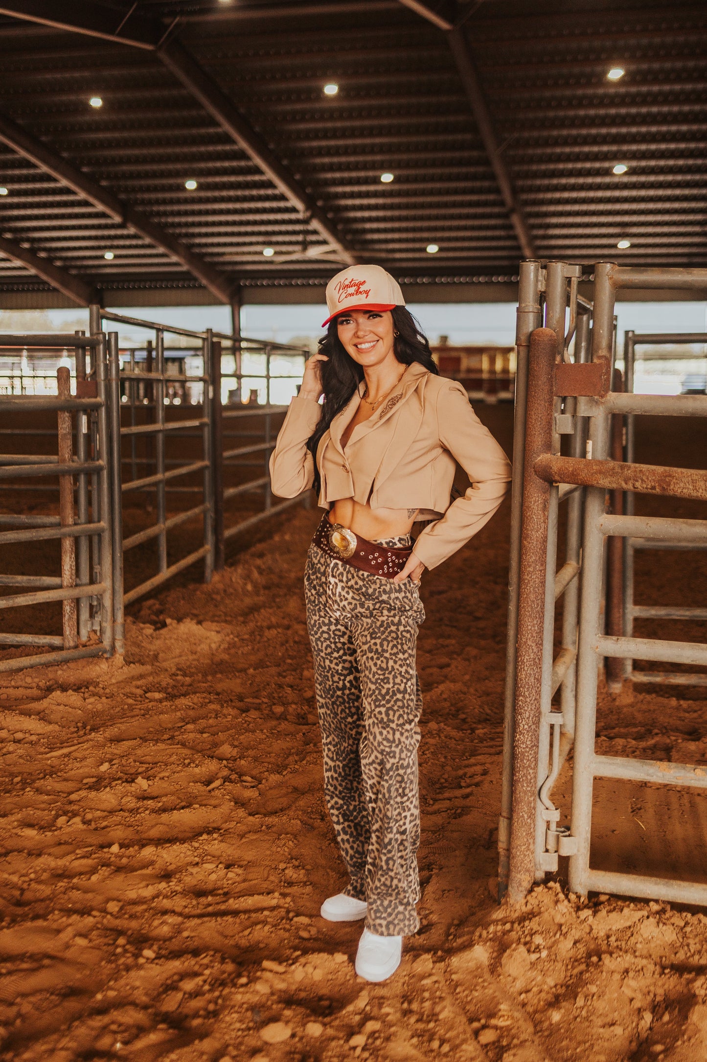 The Heidi Leopard Jean