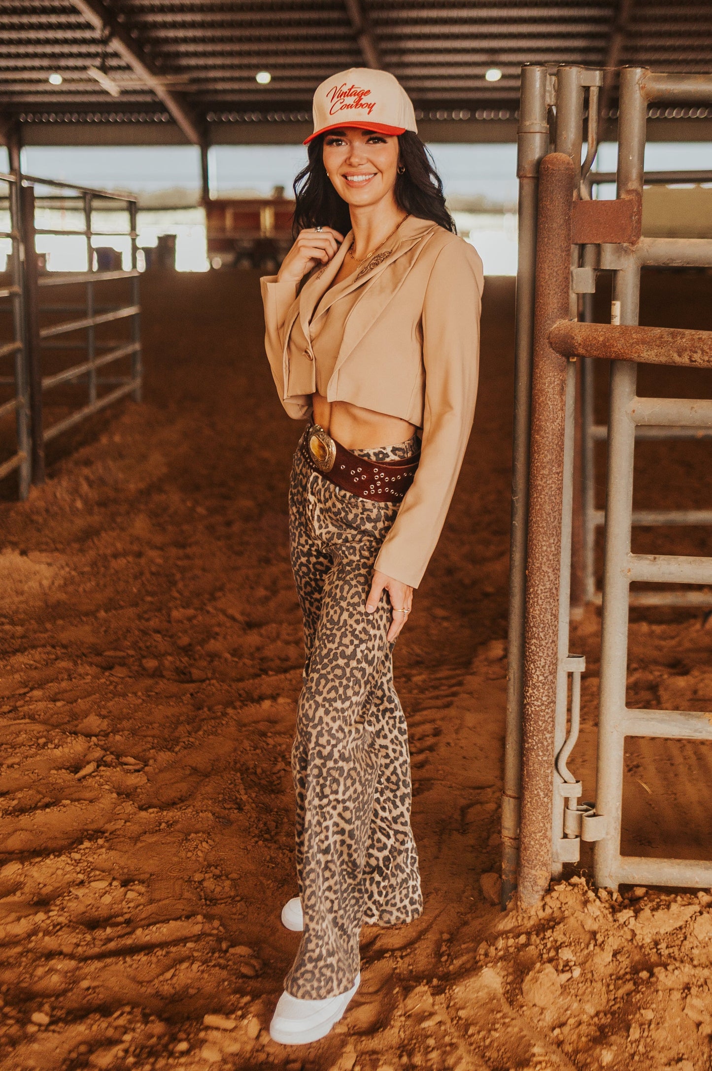 The Heidi Leopard Jean