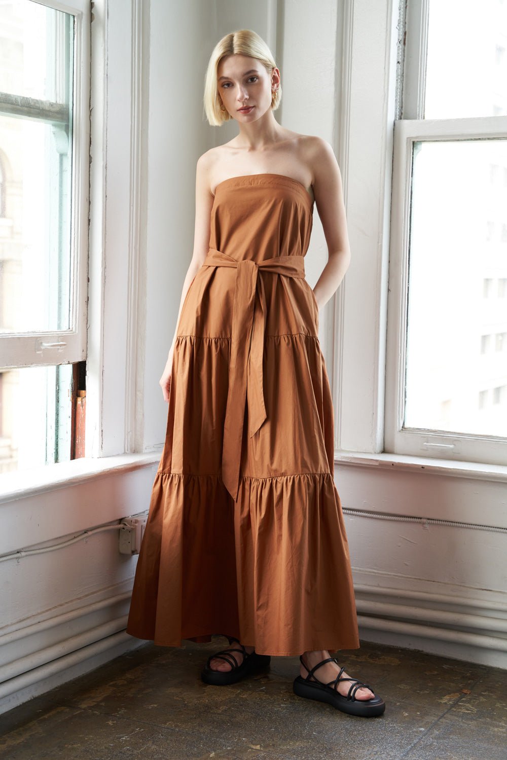 GIRLS JUST WANNA HAVE WOVEN MAXI DRESS - Mack & Harvie