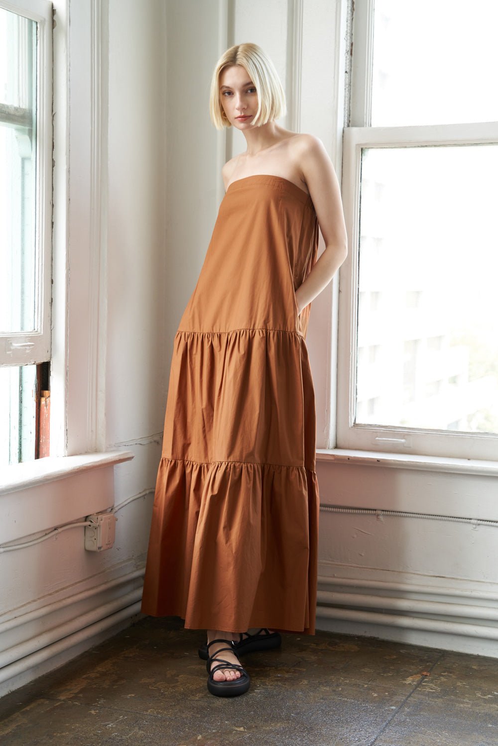 GIRLS JUST WANNA HAVE WOVEN MAXI DRESS - Mack & Harvie