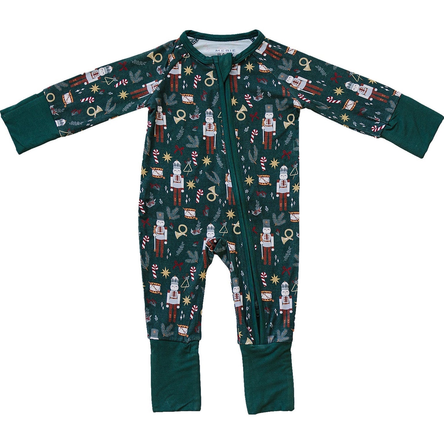 Green Nutcracker Bamboo Zipper - Mack & Harvie
