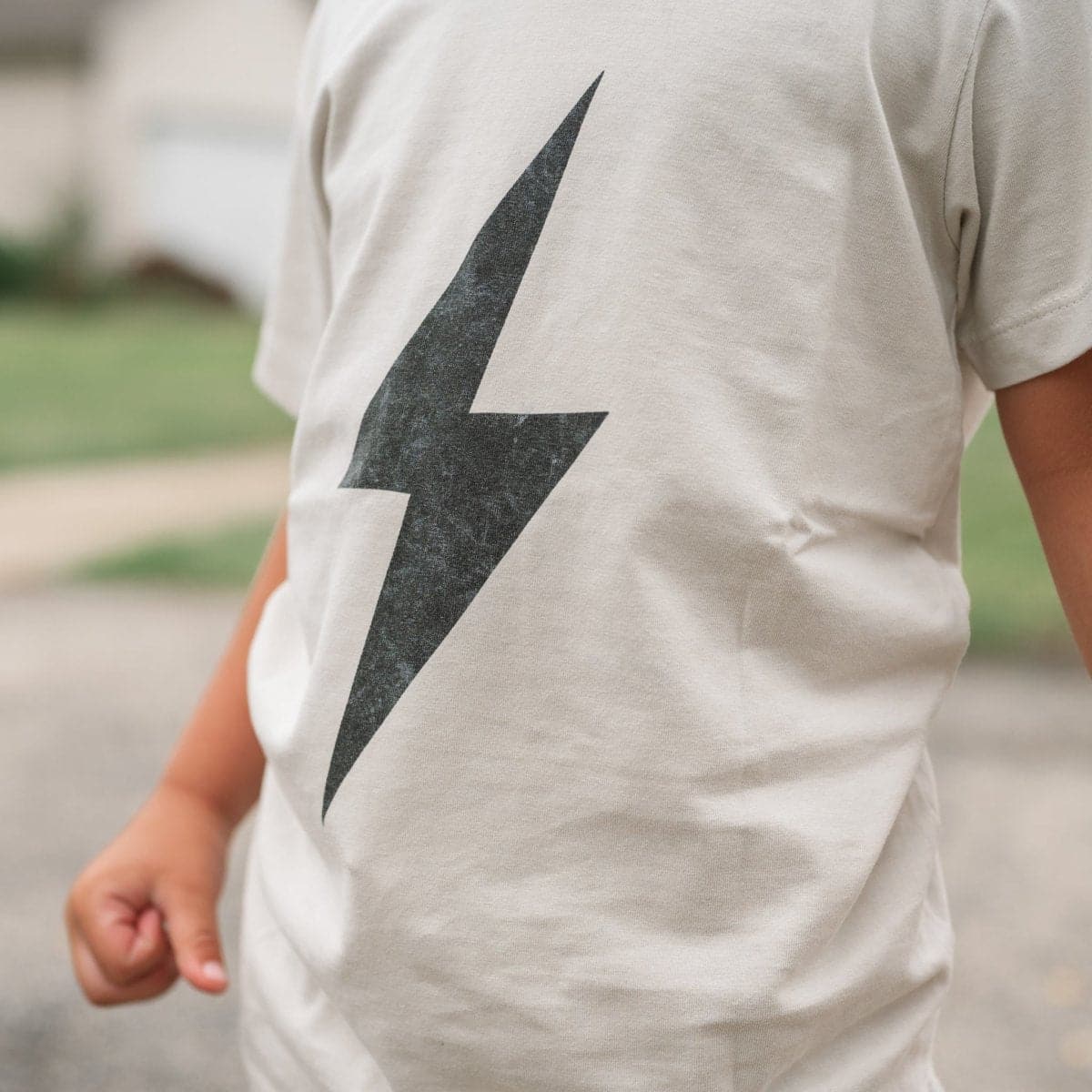 GREIGE ACID-WASH SPARK TEE - Mack & Harvie