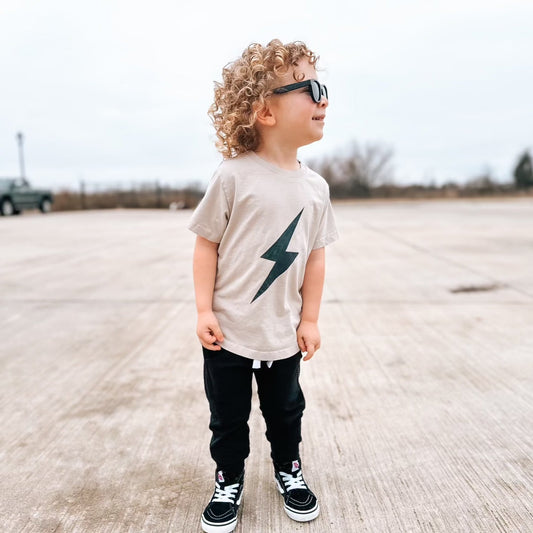 GREIGE ACID-WASH SPARK TEE - Mack & Harvie