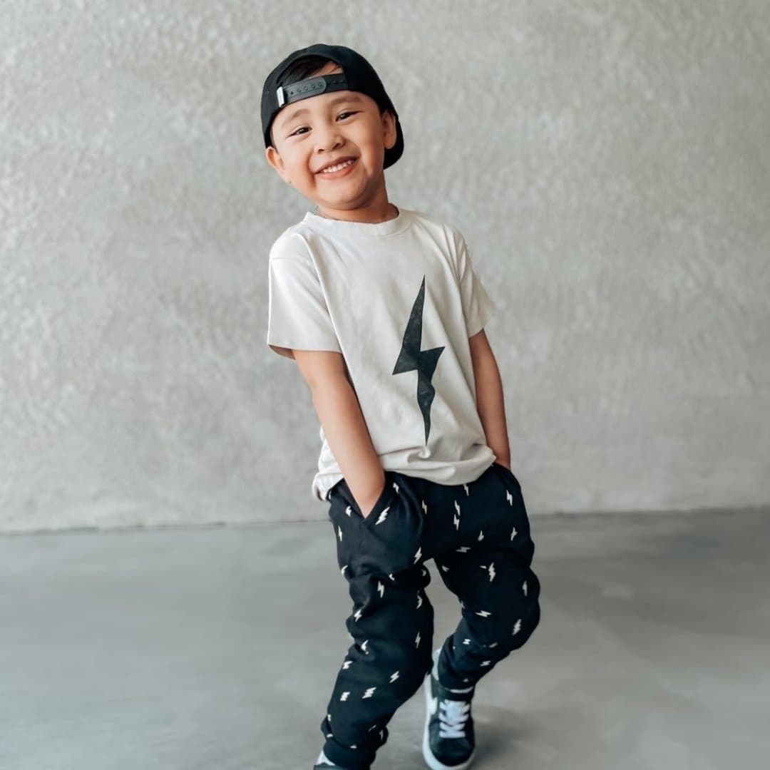 GREIGE ACID-WASH SPARK TEE - Mack & Harvie