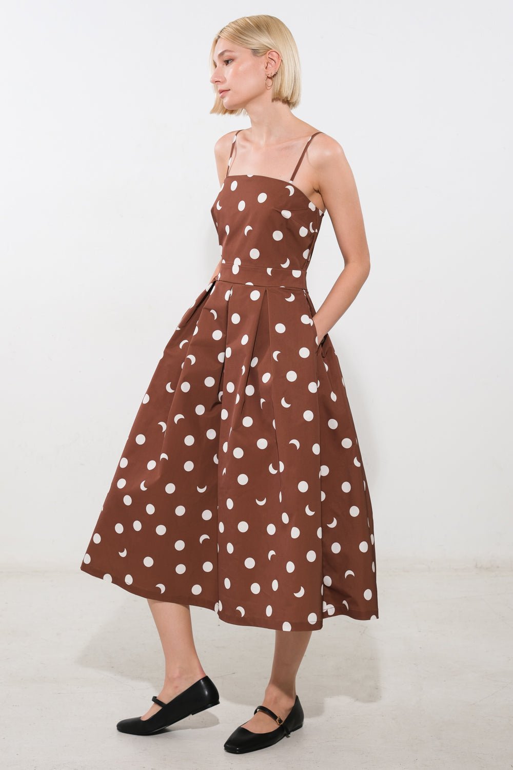 HARMONY HORIZON WOVEN MIDI DRESS - Mack & Harvie