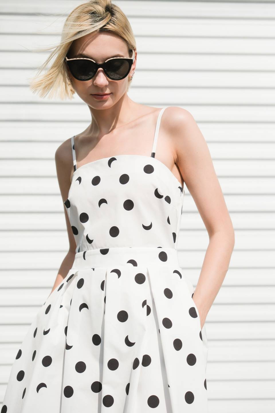 HARMONY HORIZON WOVEN MIDI DRESS - Mack & Harvie