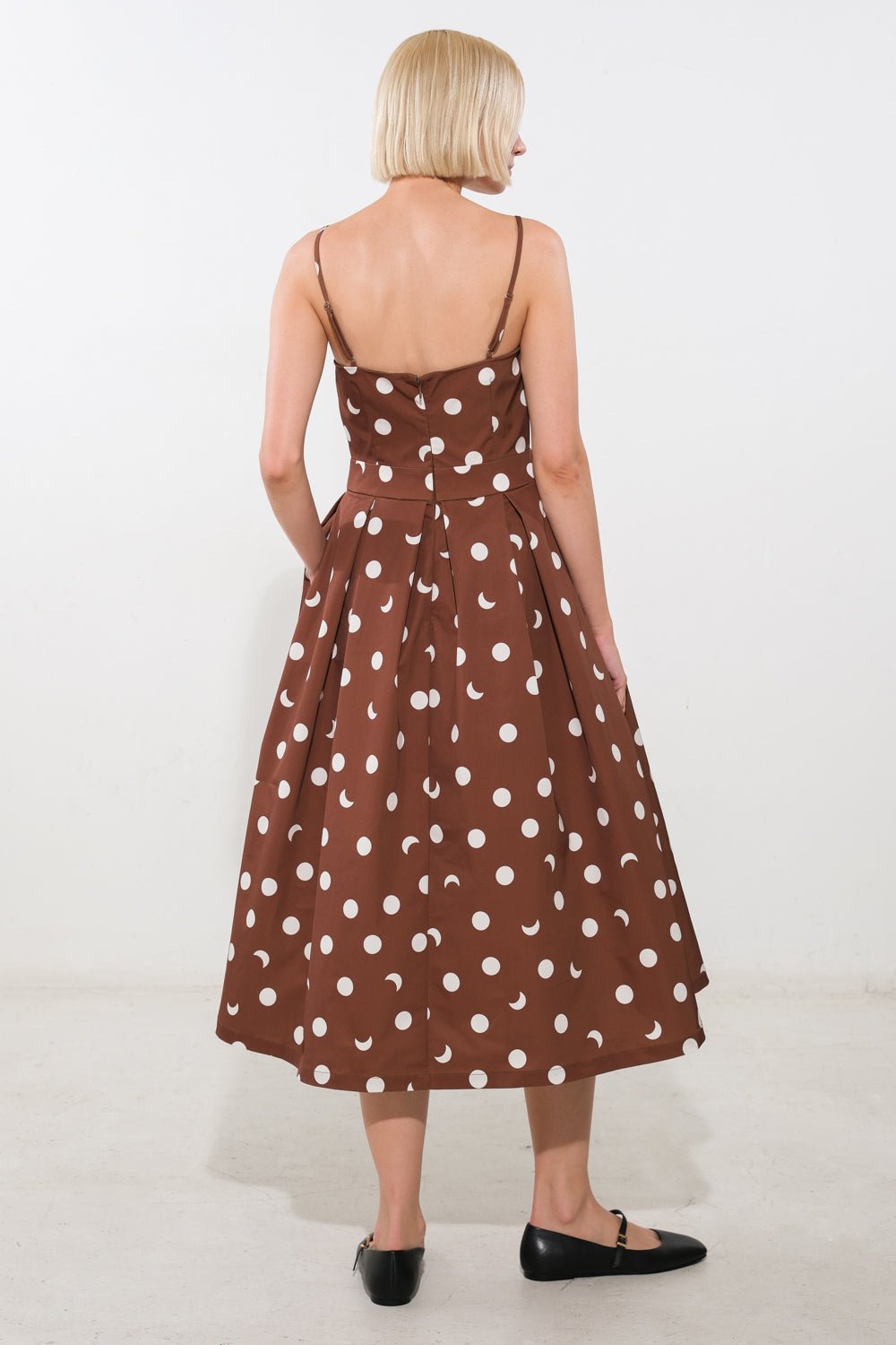 HARMONY HORIZON WOVEN MIDI DRESS - Mack & Harvie