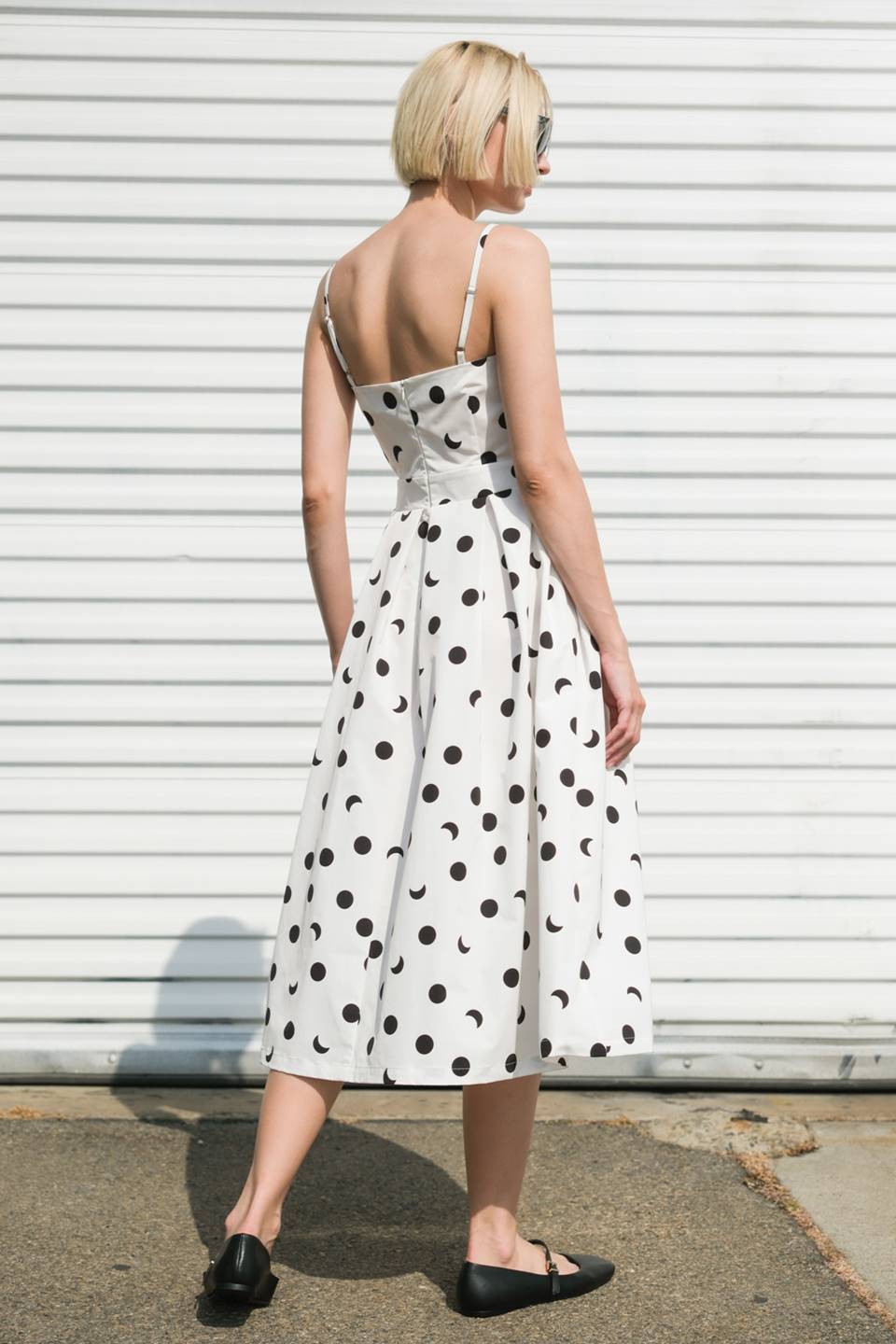 HARMONY HORIZON WOVEN MIDI DRESS - Mack & Harvie