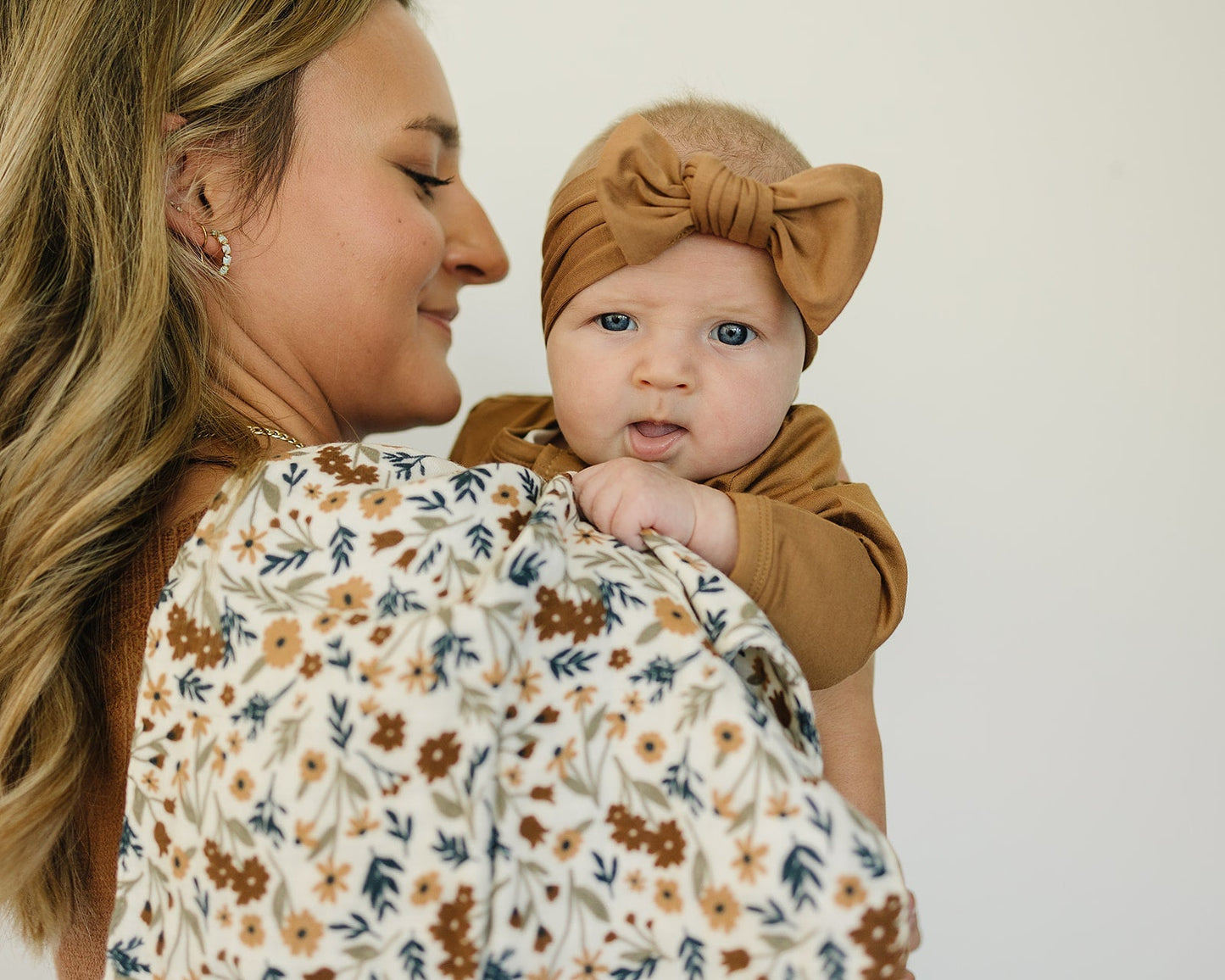 Harvest Floral Muslin Burp Cloth - Mack & Harvie