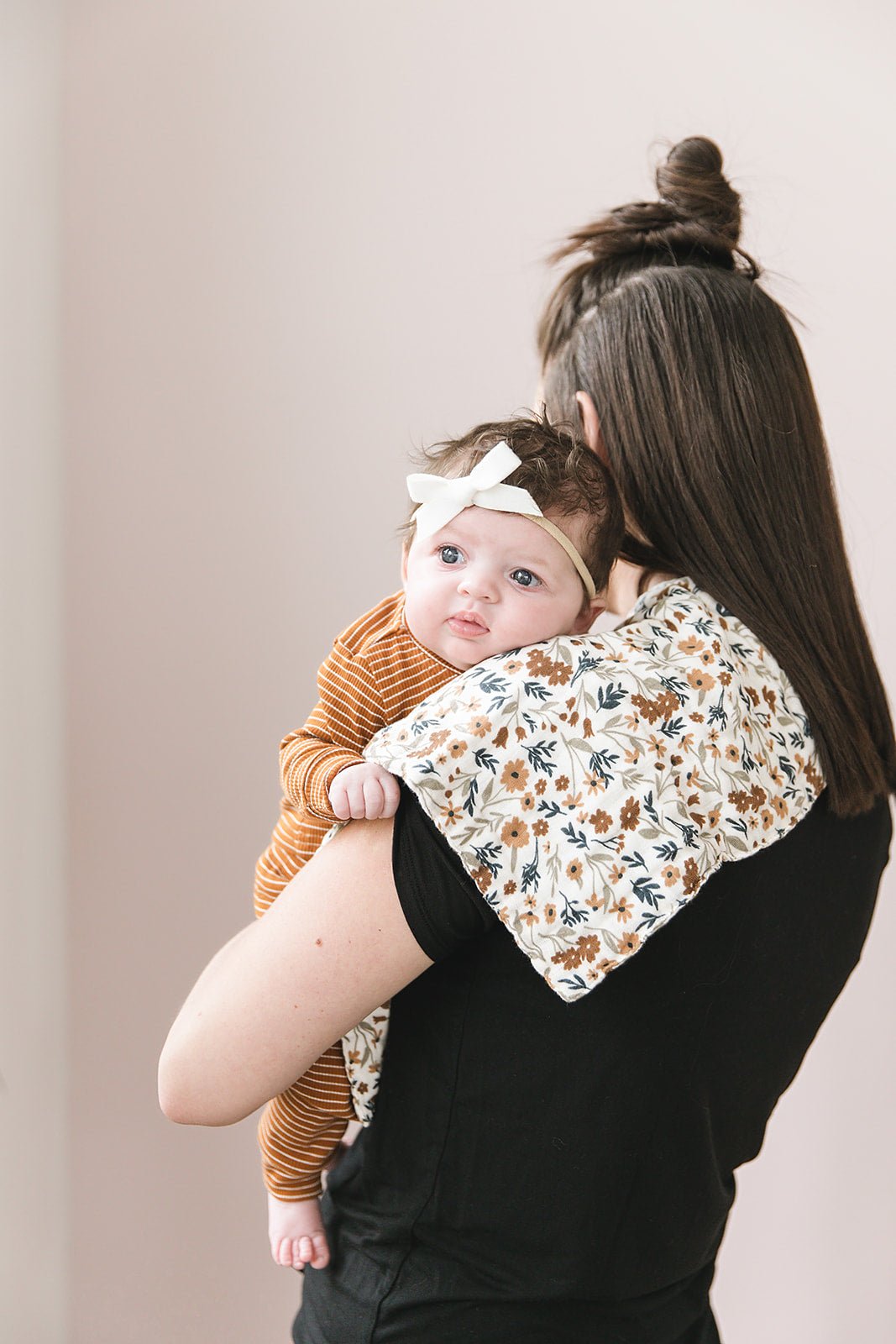 Harvest Floral Muslin Burp Cloth - Mack & Harvie