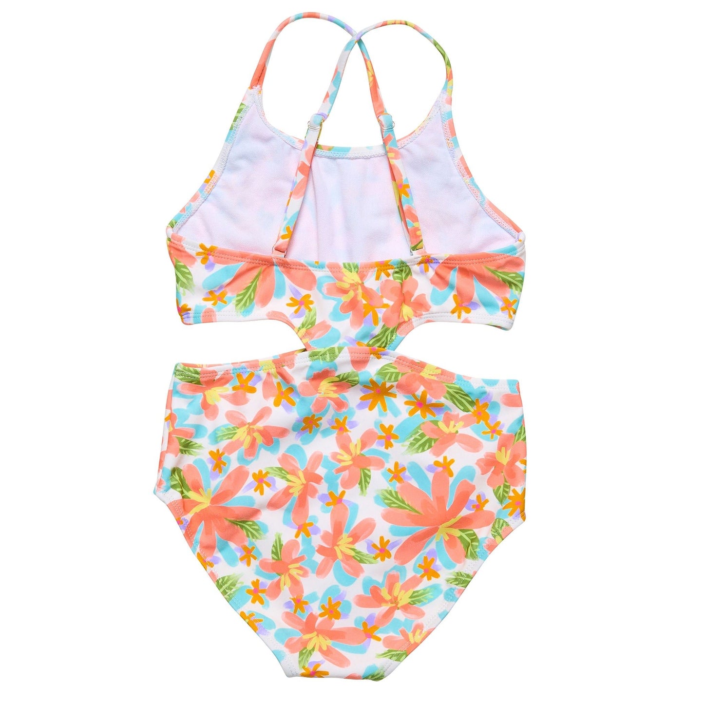 Hawaiian Luau Sustainable Cut Out Swimsuit - Mack & Harvie