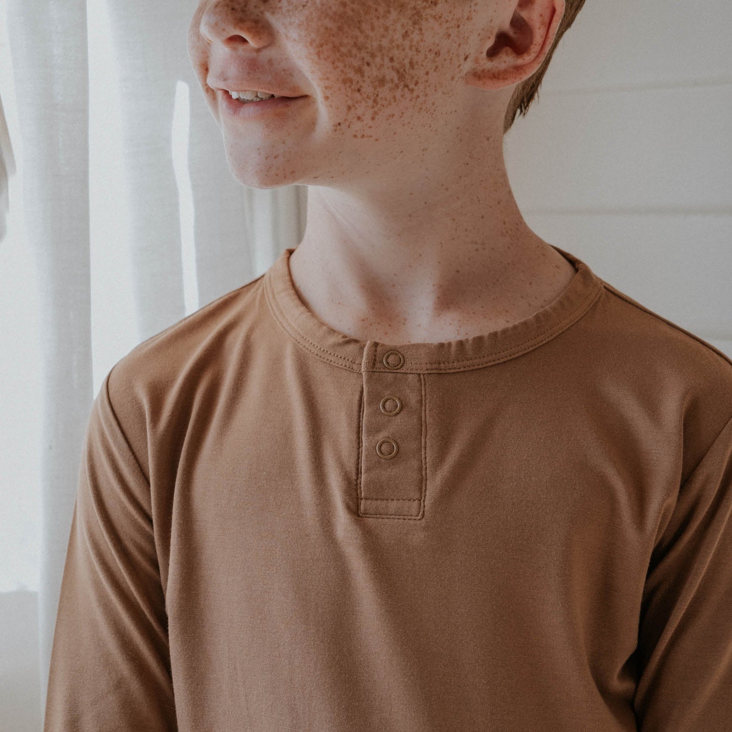 Brown | Everyday Boy's Henley