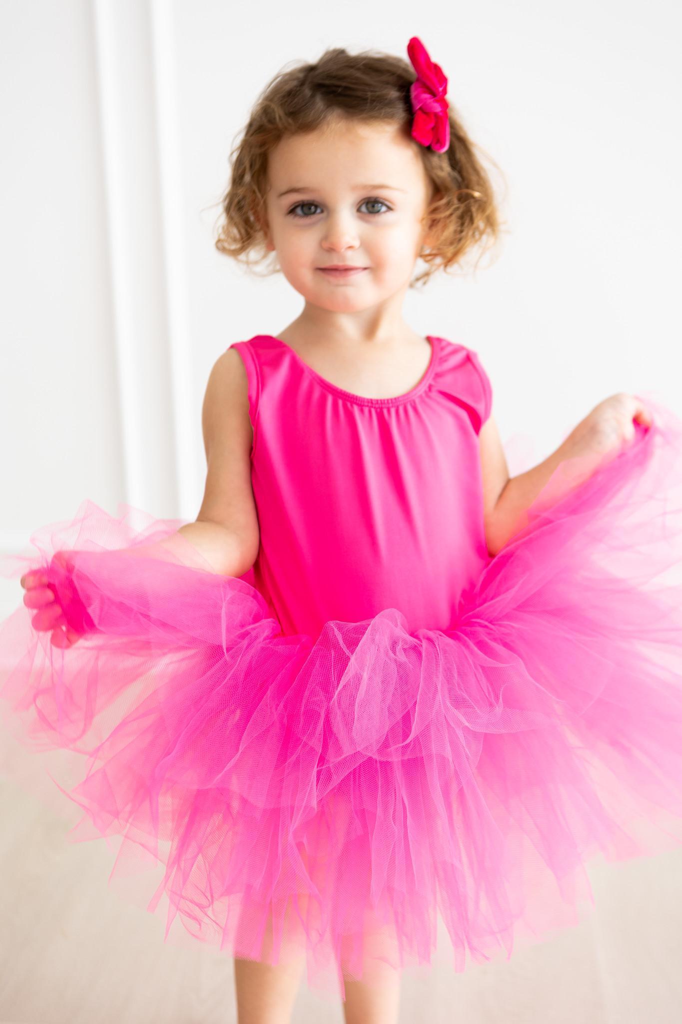 Hot Pink Tank Tutu Leotard - Mack & Harvie